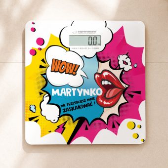 WAGA łazienkowa Nie Przestajesz Zaskakiwać PERSONALIZOWANA