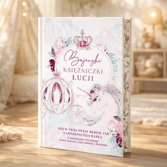 Książka Bajki Prezent dla dziecka Księżniczka 215str PERSONALIZOWANA