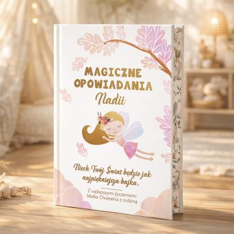 Książka Bajki Prezent dla dziecka Wróżka 215str PERSONALIZOWANA