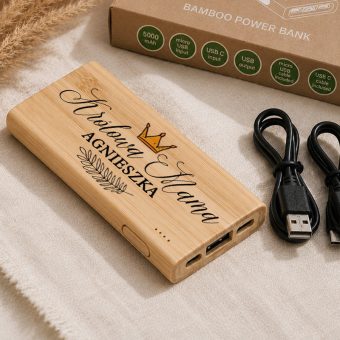 Powerbank Królowa Mama Prezent PERSONALIZOWANY