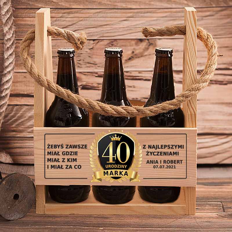 Zdjęcie w galerii - NOSIDŁO na 6 Piw na Okrągłe Urodziny Herb PERSONALIZOWANE