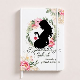 Notatnik Dziennik Ciąży Baby Shower