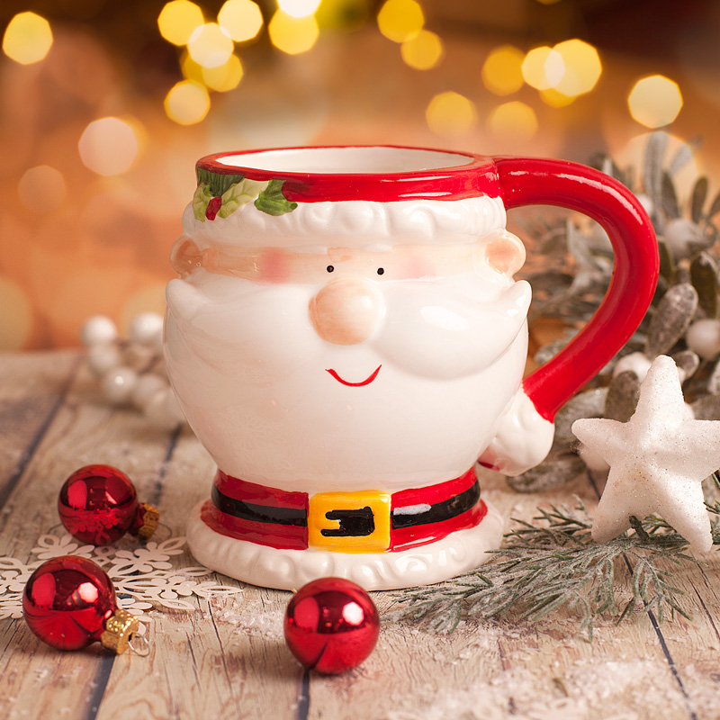 Zdjęcie slidera - KUBEK Ceramiczny Prezent Świąteczny Święty Mikołaj