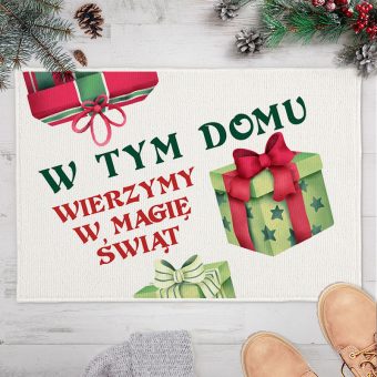 WYCIERACZKA/DYWANIK świąteczna Prezenty