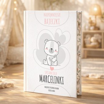 KSIĄŻKA Bajki Prezent Dla Dziecka Biały Miś 214str.