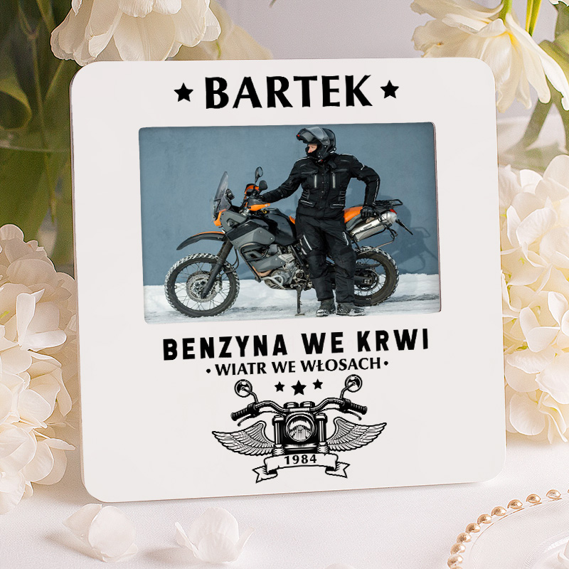 RAMKA Na Pamiątkowe Zdjęcie Prezent Dla Motocyklisty