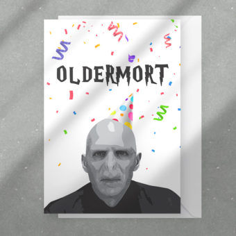 KARTKA Urodzinowa Lord Oldermort Upominek Dla Faceta