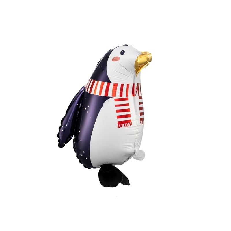 Zdjęcie w galerii - BALON foliowy ozdoba świąteczna Pingwin