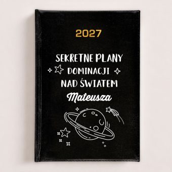 KALENDARZ w twardej oprawie Plan dominacji nad światem