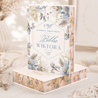 BIBLIA komunijna pamiątka Komunia w Błękicie