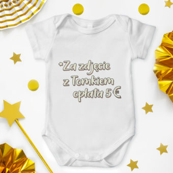 BODY niemowlęce ubranko zabawny prezent dla chłopca i dziewczynki