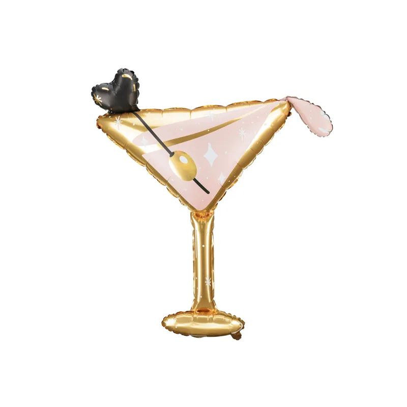 Zdjęcie w galerii - BALON foliowy w kształcie Kieliszka Martini ozdoba sylwestrowa