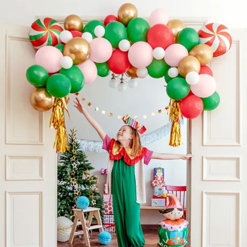 GIRLANDA balonowa pomysłowa dekoracja świąteczna