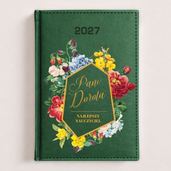 KALENDARZ książkowy 2027 personalizowany planer dla nauczycielki