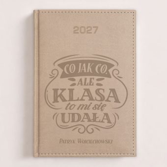 KALENDARZ książkowy 2027 elegancki prezent dla wychowawcy