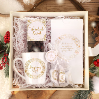 BOX prezentowy na Boże Narodzenie Białe Święta
