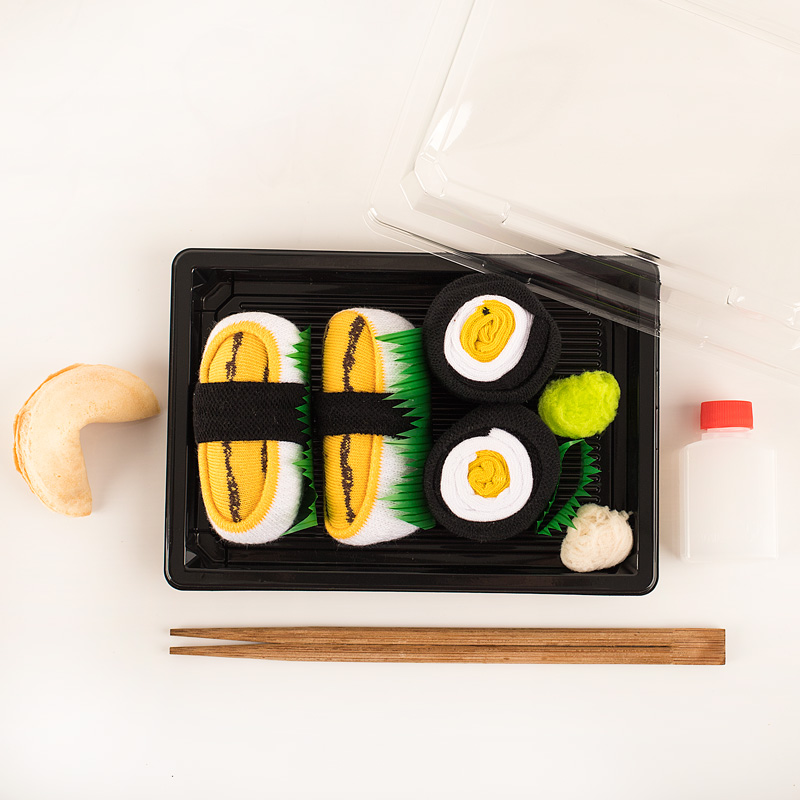 Zdjęcie slidera - ZESTAW 2 pary skarpet dla miłośnika sushi Oryginalny pomysł na prezent