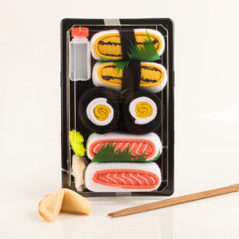 SKARPETY dla miłośnika kuchni japońskiej 3 pary zestaw sushi