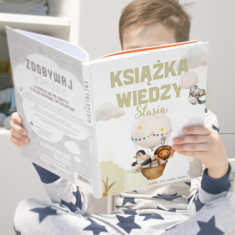 Zdjęcie w galerii - KSIĄŻKA wiedzy wydanie dla dzieci specjalna dedykacja na okładce