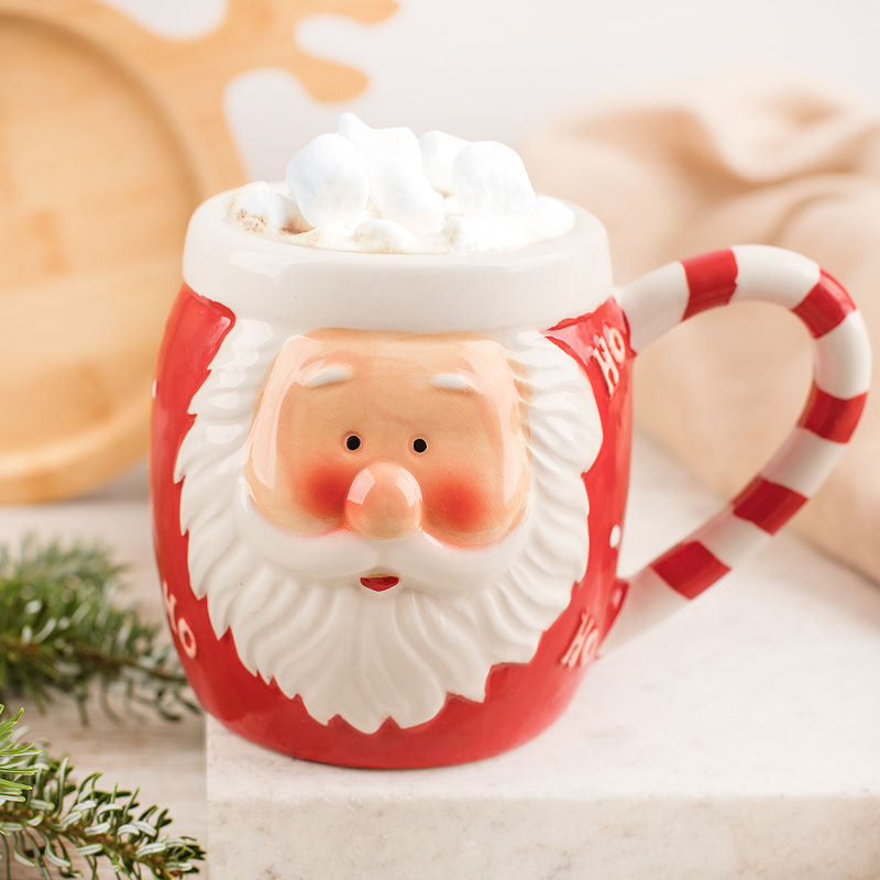 Zdjęcie w galerii - KUBEK ceramiczny prezent świąteczny Święty Mikołaj