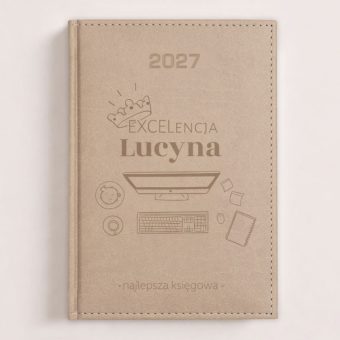 KALENDARZ książkowy 2027 przydatny prezent dla księgowej