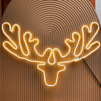 NEON LED świąteczna dekoracja zimowy łoś