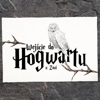 DYWANIK dekoracja do pokoju fana Harry’ego Pottera wejście do Hogwartu