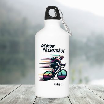 BIDON butelka sportowa z imieniem dla rowerzysty