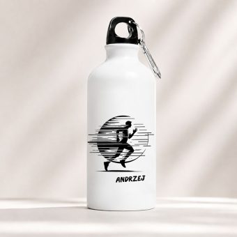 BIDON butelka sportowa z imieniem dla Biegacza