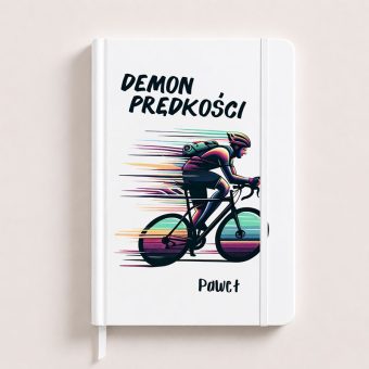 NOTATNIK Imienny Notes Z Gumką Prezent Dla Kolarza