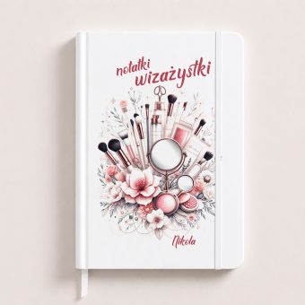 NOTATNIK z imieniem prezent dla wizażystki