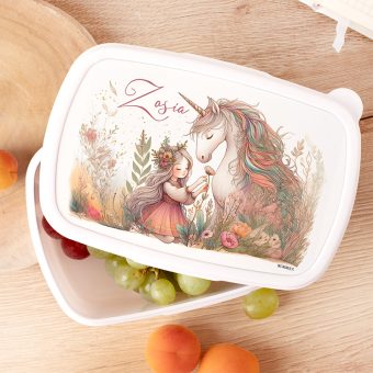 ŚNIADANIÓWKA z jednorożcem do szkoły lunch box dla dziewczynki