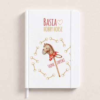 NOTATNIK dla dziewczynki Hobby Horse personalizowany