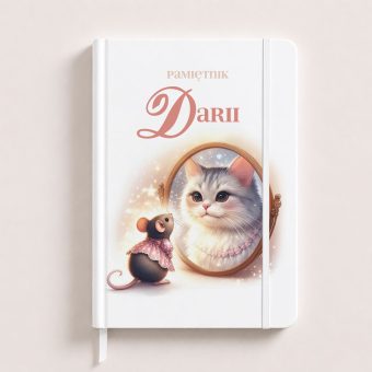 NOTATNIK z kotkiem dla dziewczynki