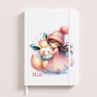 NOTATNIK z imieniem dziewczynki Pokemon