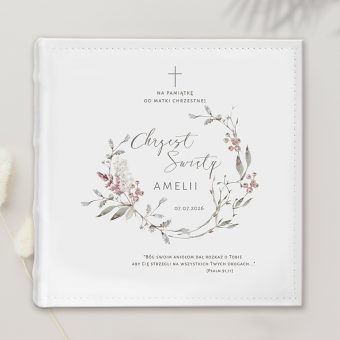 ALBUM na zdjęcia Kieszeniowy prezent z okazji Chrztu Świętego