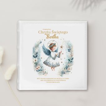 ALBUM na zdjęcia Kieszeniowy prezent na Chrzest Święty