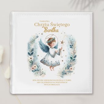 ALBUM na zdjęcia Kieszeniowy prezent na Chrzest Święty