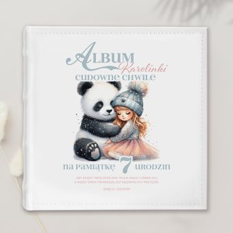 ALBUM na zdjęcia Kieszeniowy dla Dziewczynki Panda