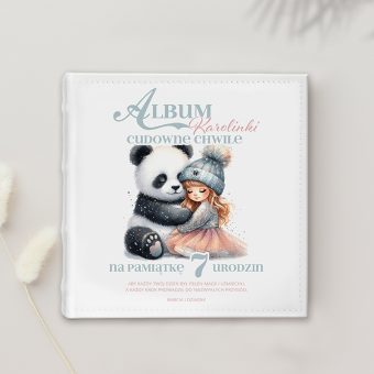 ALBUM na zdjęcia Kieszeniowy dla Dziewczynki Panda