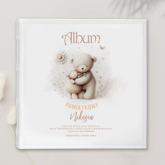 ALBUM na zdjęcia Kieszeniowy dla Dziecka Miś i Owieczka
