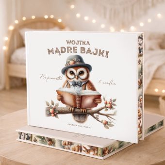 Książka BAJKI Edukacyjne Prezent Dla Dziecka Sowa