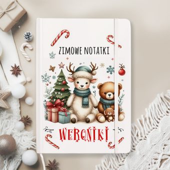 NOTATNIK Świąteczny Prezent Dla Dziecka z Personalizacją