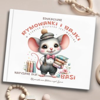 Personalizowane BAJKI i Wiersze Edukacyjne Upominek Dla Dziecka