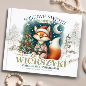 Świąteczna Książka BAJKI i Wiersze Dla Dziecka z Personalizacją