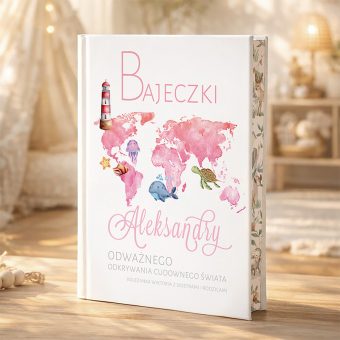 KSIĄŻKA BAJKI Oryginalny Prezent dla Dziewczynki na Roczek