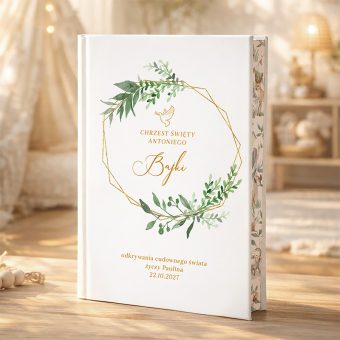 KSIĄŻKA BAJKI Personalizowany Prezent na Chrzest Święty