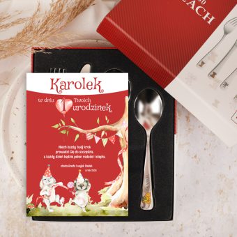 SZTUĆCE Dla Dzieci Gerlach Z Grawerem Na Roczek