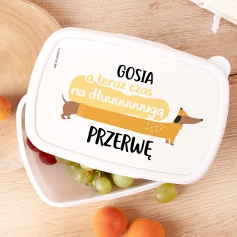 Personalizowana ŚNIADANIÓWKA z Jamnikiem