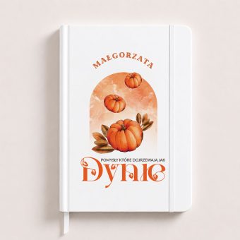 NOTATNIK Jesienny z Motywem Dyni Idealny Prezent dla Jesieniary